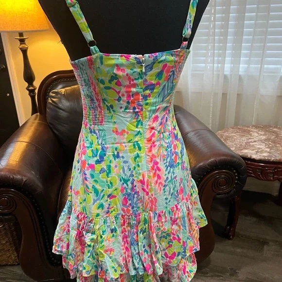 Lilly Pulitzer Multicolor Floral Dress - Picture 4 of 7